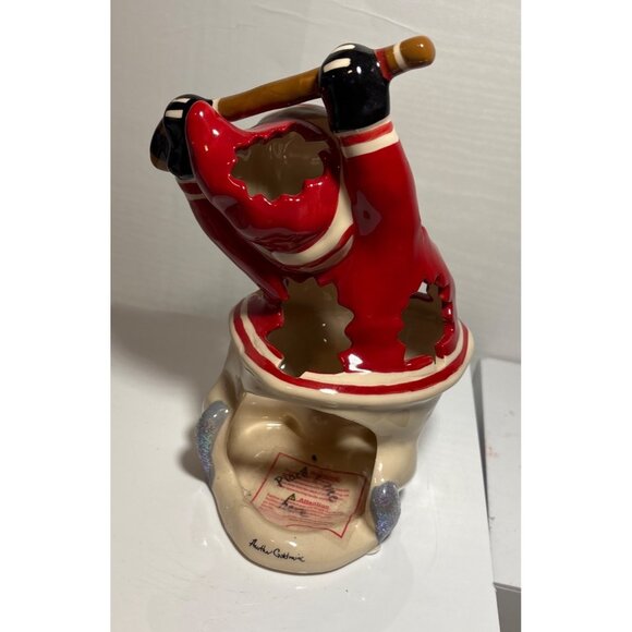 Hockey Snowmen Tealight Holders Costco Blue Sky H Goldminc Canada 7.5" Tall - Picture 14 of 16